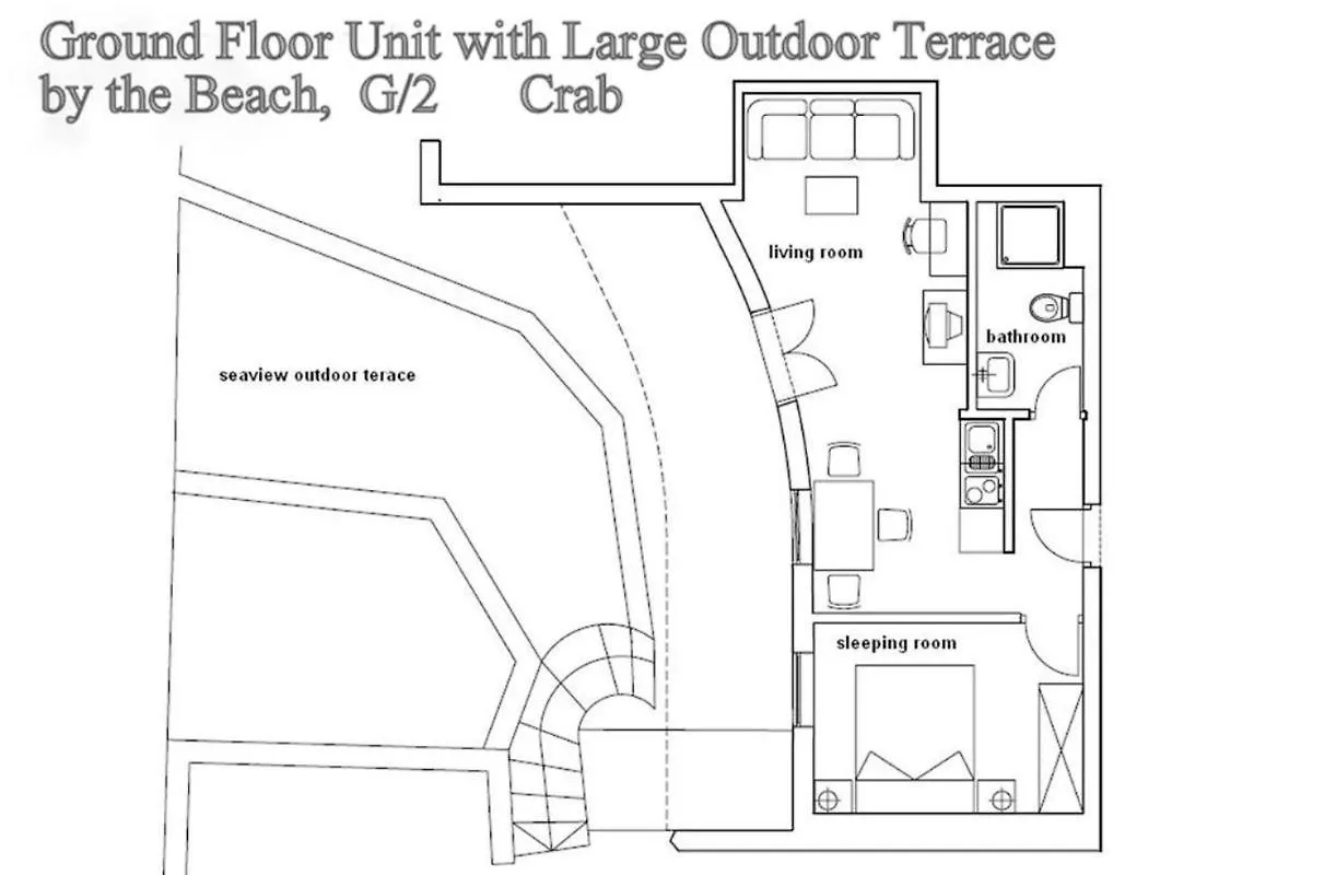 Fully Equiped Apartments For 3 Adults Split